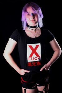 x fuck biker shirt ladys_1